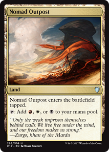 Nomad Outpost (Commander 2017) Light Play
