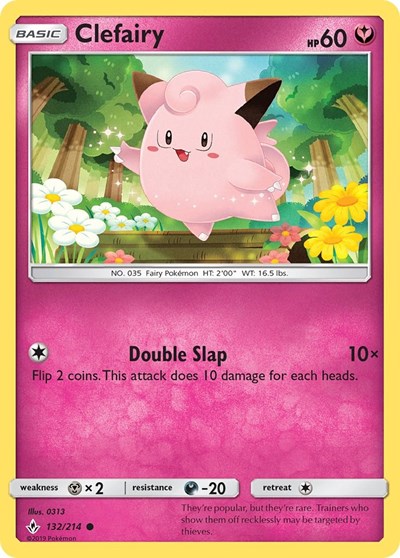 Clefairy (SM - Unbroken Bonds) Near Mint Reverse Holofoil