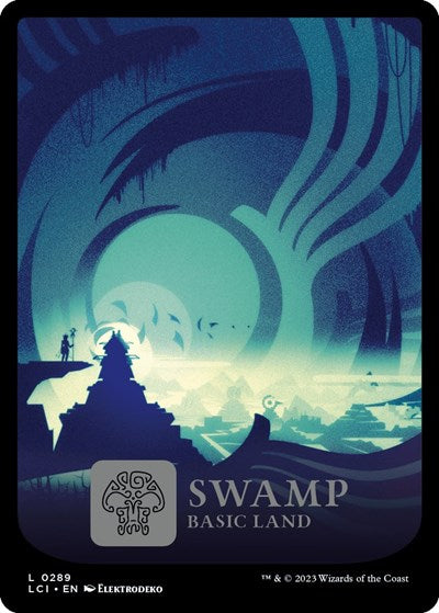 Swamp (0289) (The Lost Caverns of Ixalan) Light Play