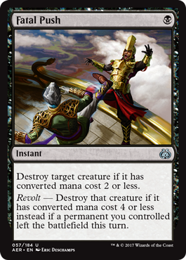 Fatal Push (Aether Revolt) Light Play Foil