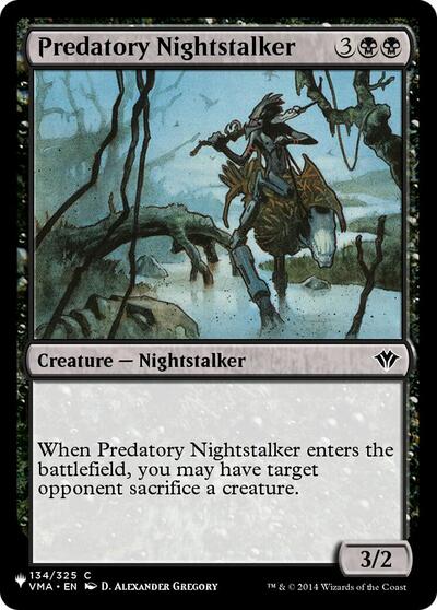 Predatory Nightstalker (The List) Near Mint
