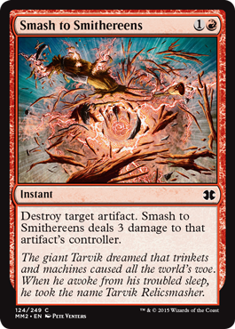 Smash to Smithereens (Modern Masters 2015) Light Play Foil