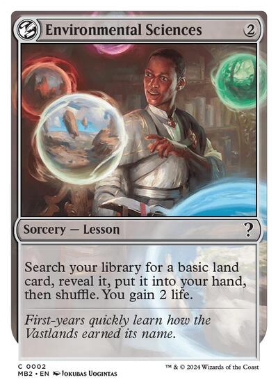 Environmental Sciences (White Border) (Mystery Booster 2) Near Mint