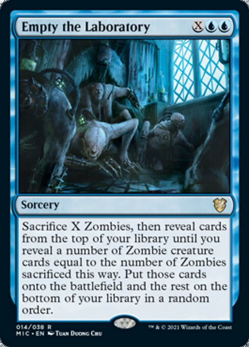 Empty the Laboratory (Commander 2021 Midnight Hunt) Light Play
