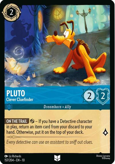 Pluto - Clever Cluefinder (Whispers in the Well) Near Mint