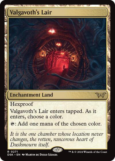 Valgavoth's Lair (Duskmourn: House of Horror) Near Mint