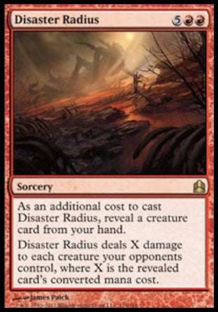 Disaster Radius (Commander) Light Play
