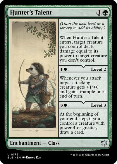 Hunter's Talent (Bloomburrow) Light Play