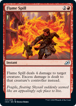 Flame Spill (Ikoria: Lair of Behemoths) Light Play Foil