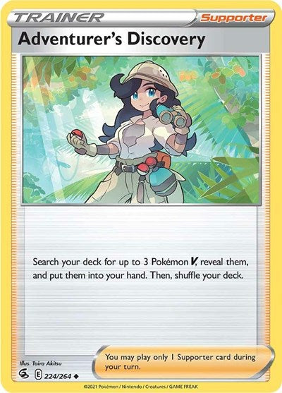 Adventurer's Discovery (SWSH08: Fusion Strike) Near Mint