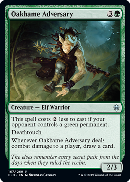 Oakhame Adversary (Throne of Eldraine) Light Play