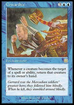 Cowardice (Mercadian Masques) Light Play