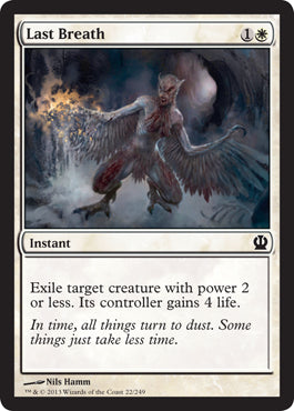 Last Breath (Theros) Light Play Foil