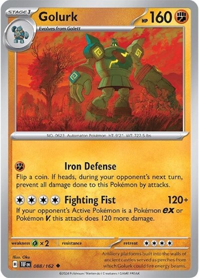 Golurk (SV05: Temporal Forces) Near Mint