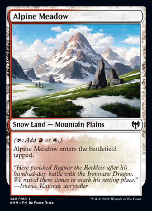 Alpine Meadow (Kaldheim) Near Mint