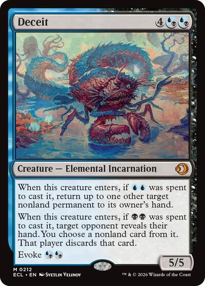 Deceit (Lorwyn Eclipsed) Near Mint Foil