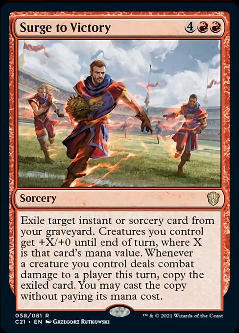 Surge to Victory (Commander 2021 Strixhaven) Light Play