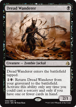 Dread Wanderer (Amonkhet) Light Play