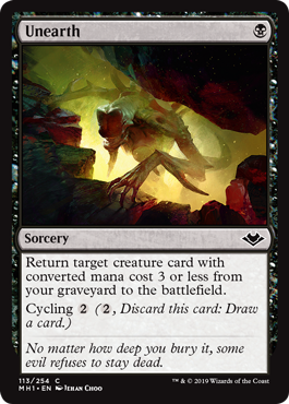 Unearth (Modern Horizons) Light Play