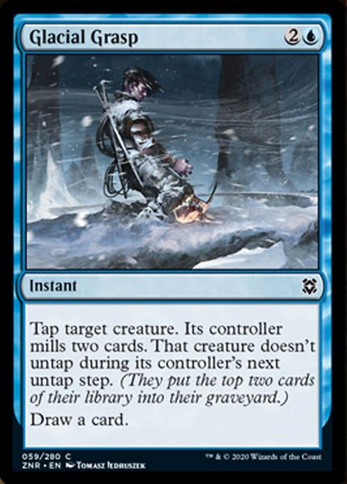 Glacial Grasp (Zendikar Rising) Light Play Foil