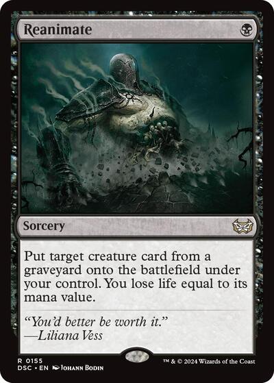 Reanimate (Commander: Duskmourn: House of Horror) Near Mint