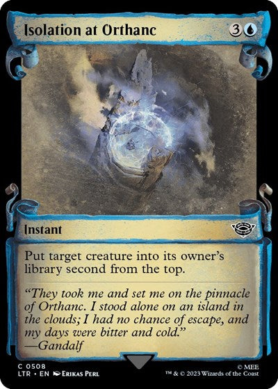 Isolation at Orthanc (Showcase Scrolls) (Universes Beyond: The Lord of the Rings: Tales of Middle-earth) Light Play