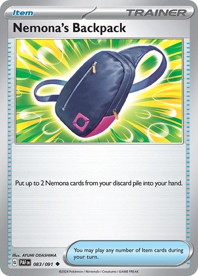 Nemona's Backpack (SV: Paldean Fates) Near Mint