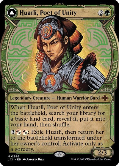 Huatli, Poet of Unity (Showcase) (The Lost Caverns of Ixalan) Near Mint