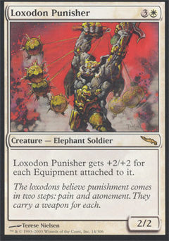 Loxodon Punisher (Mirrodin) Light Play