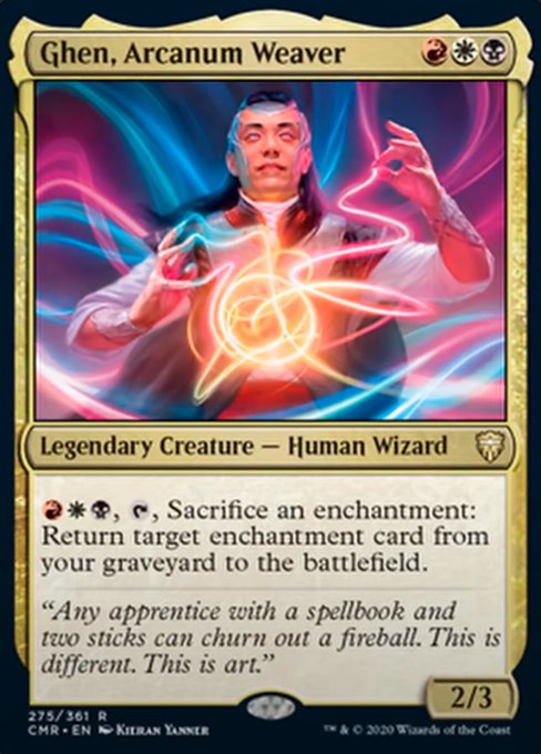 Ghen, Arcanum Weaver (Commander Legends) Light Play