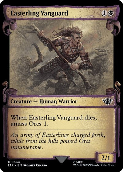 Easterling Vanguard (Showcase Scrolls) (Universes Beyond: The Lord of the Rings: Tales of Middle-earth) Light Play