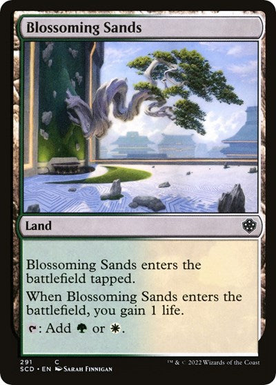 Blossoming Sands (Commander 2022 Starter Decks) Light Play