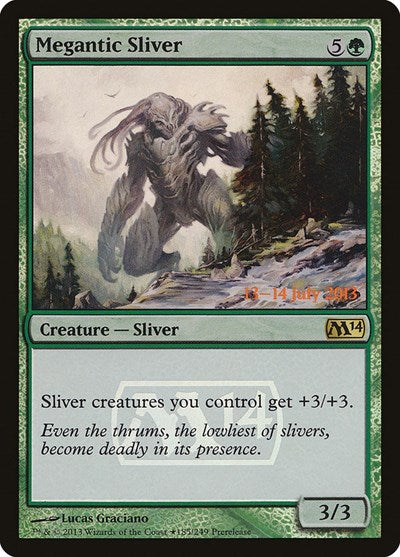 Megantic Sliver (Promos: Prerelease Cards) Light Play Foil