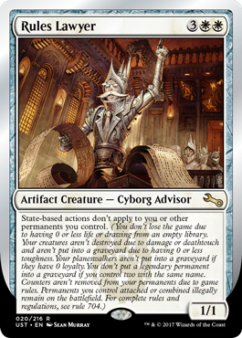 Rules Lawyer (Unstable) Light Play