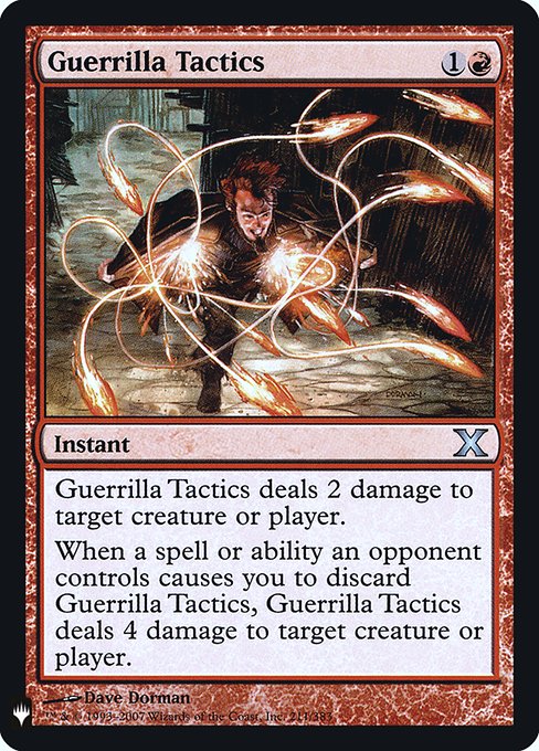 Guerrilla Tactics (Mystery Booster Retail Edition Foils) Light Play Foil
