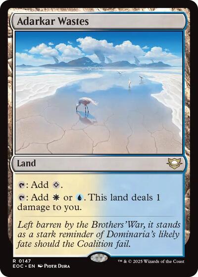 Adarkar Wastes (Commander: Edge of Eternities) Light Play