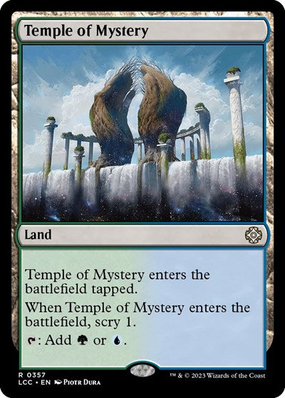 Temple of Mystery (Commander: The Lost Caverns of Ixalan) Light Play