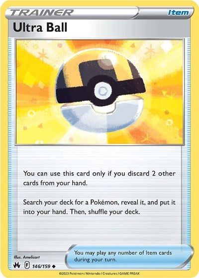 Ultra Ball (Crown Zenith) Near Mint Reverse Holofoil