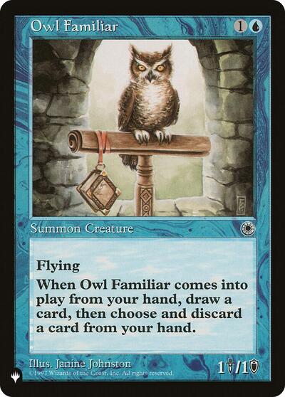 Owl Familiar (The List) Near Mint