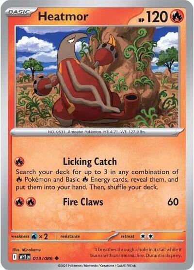 Heatmor (SV: White Flare) Near Mint Reverse Holofoil