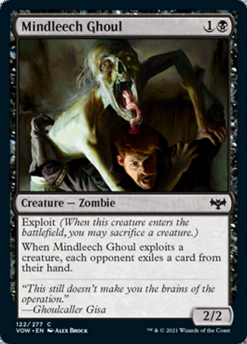 Mindleech Ghoul (Innistrad: Crimson Vow) Light Play Foil