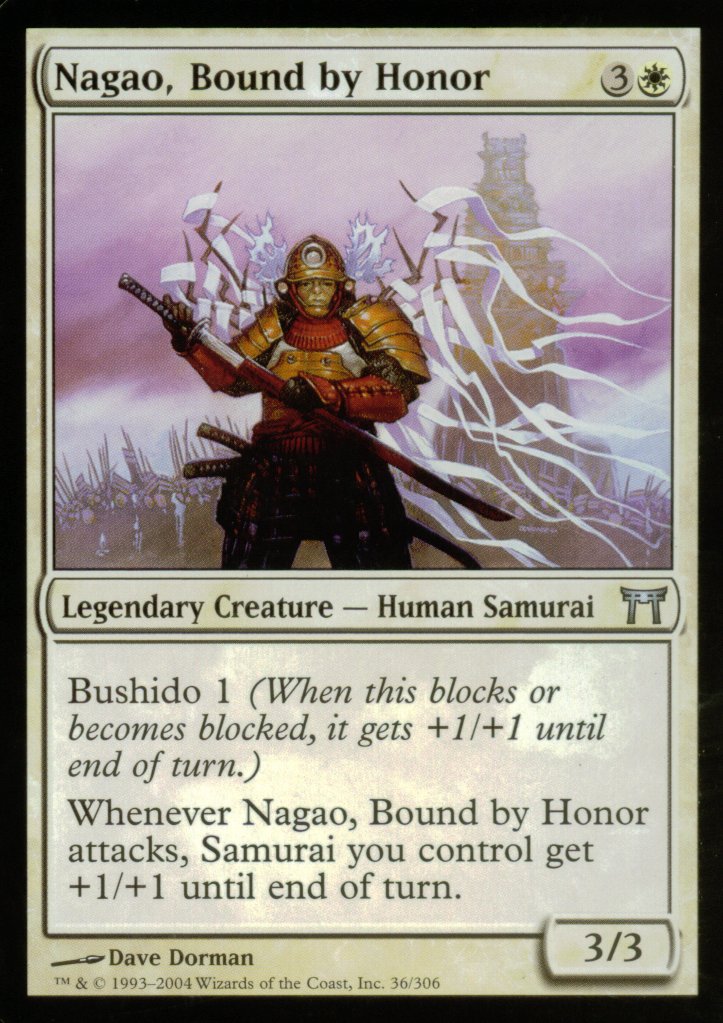 Nagao, Bound by Honor (Champions of Kamigawa) Light Play