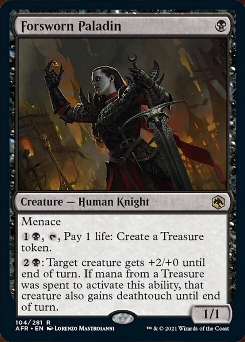 Forsworn Paladin (Adventures in the Forgotten Realms) Light Play Foil