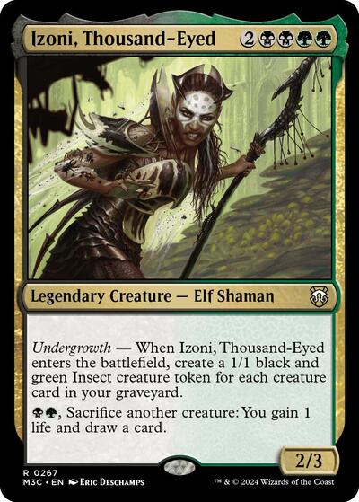 Izoni, Thousand-Eyed (Commander: Modern Horizons 3) Light Play