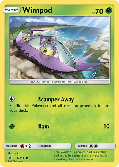 Wimpod (SM - Guardians Rising) Near Mint Reverse Holofoil