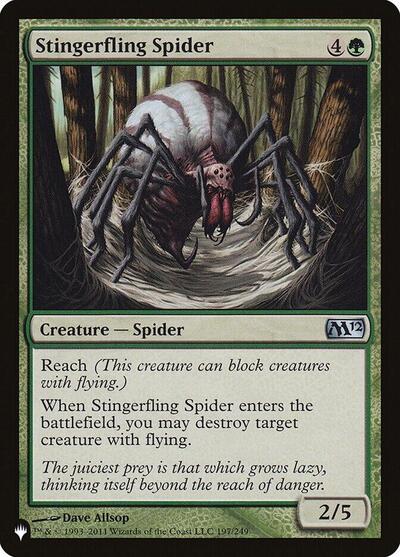 Stingerfling Spider (The List) Near Mint