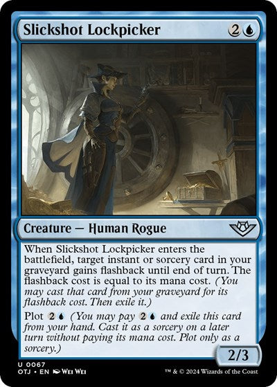 Slickshot Lockpicker (Outlaws of Thunder Junction) Near Mint Foil
