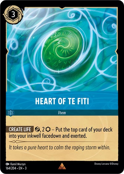 Heart of Te Fiti (Into the Inklands) Near Mint