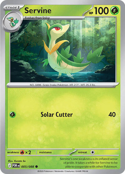 Servine (ME03: Perfect Order) Near Mint Reverse Holofoil