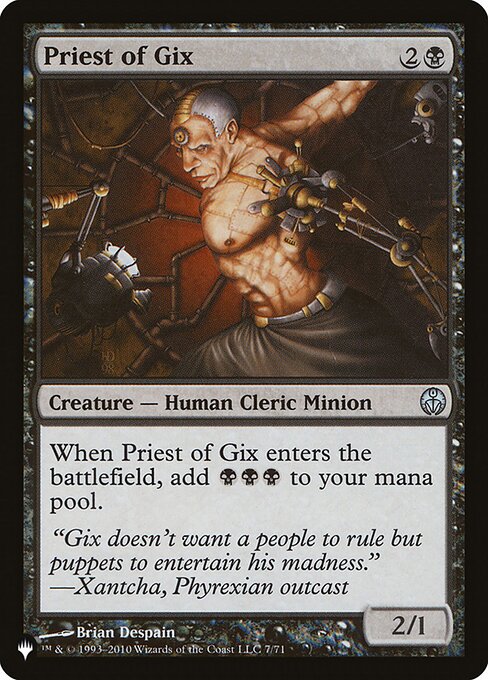 Priest of Gix (The List) Near Mint